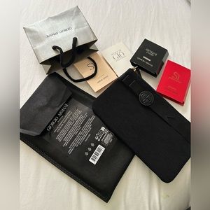 Giorgio Armani cosmetic pouch bundle